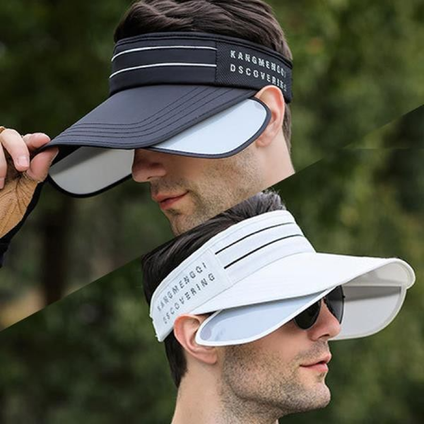 Men Golf Outdoor Wing Sun Visor Brim Adjustable
