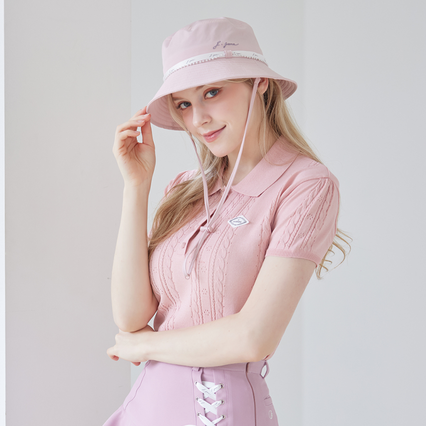 Pink Summer Scasi Polo Knit