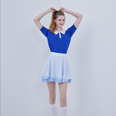 Skyblue Can-can Flare Skirt