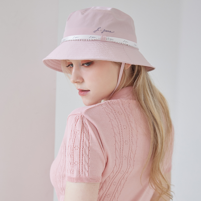 Pink Pearl Bucket Hat