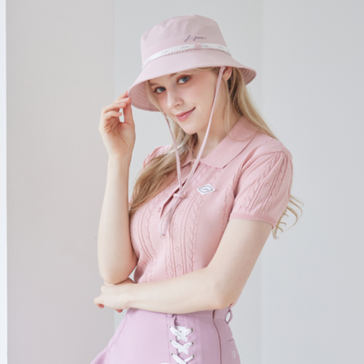 Pink Pearl Bucket Hat