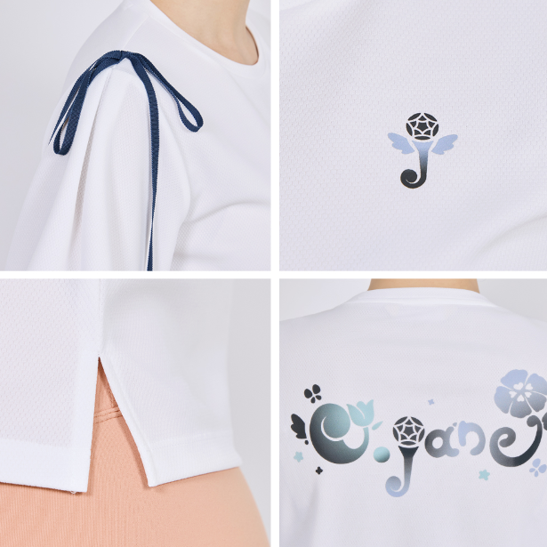 White Printed Half Sleeve T-shirt
