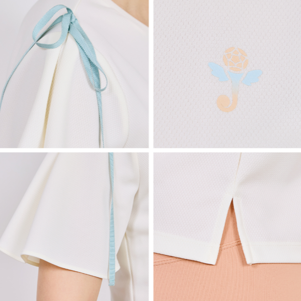 Cream Printed Half Sleeve T-shirt