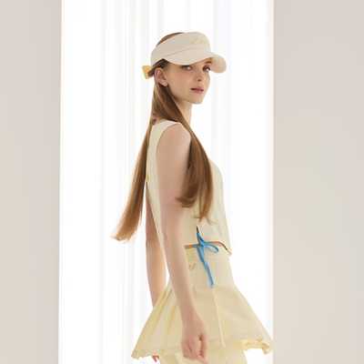 Yellow Basic Logo Suncap