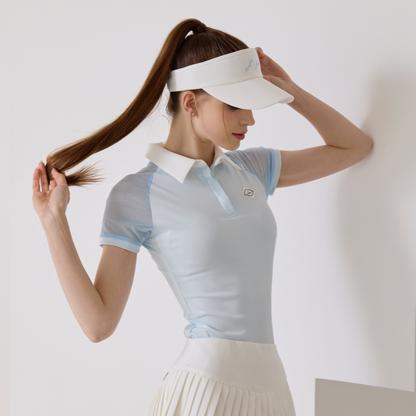 Sky Blue Basic Logo Suncap