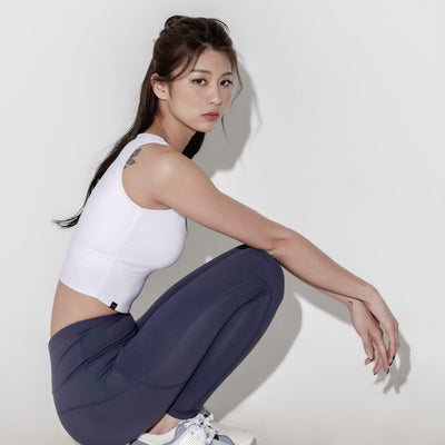 Navy Length 9 Secret Hip-up Leggings