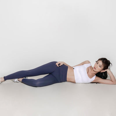 Navy Length 9 Secret Hip-up Leggings