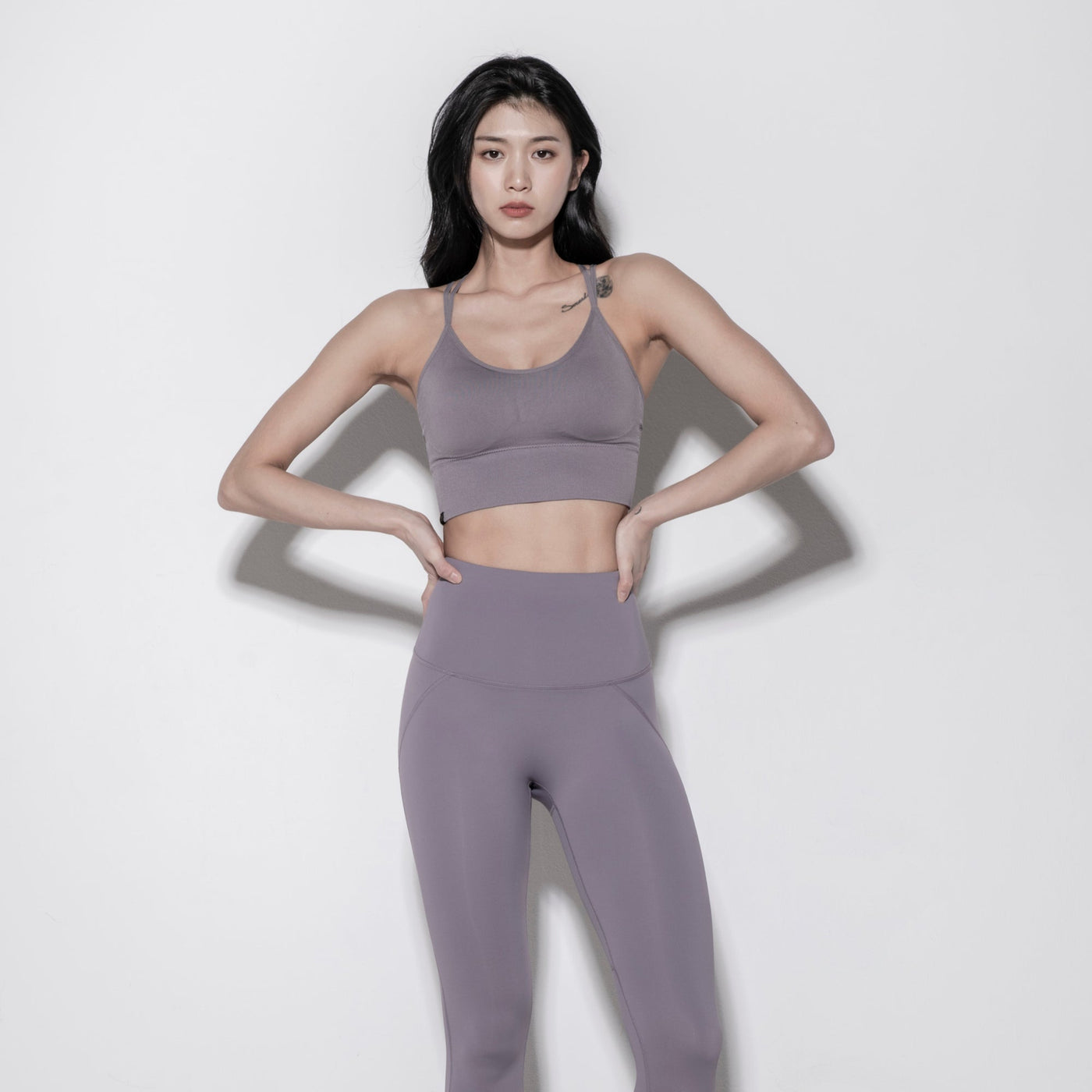 Ash Purple Length 9 Secret Hip-up Leggings