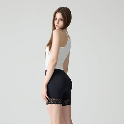 Black Length 3.5 Original Lace Hip-up Leggings