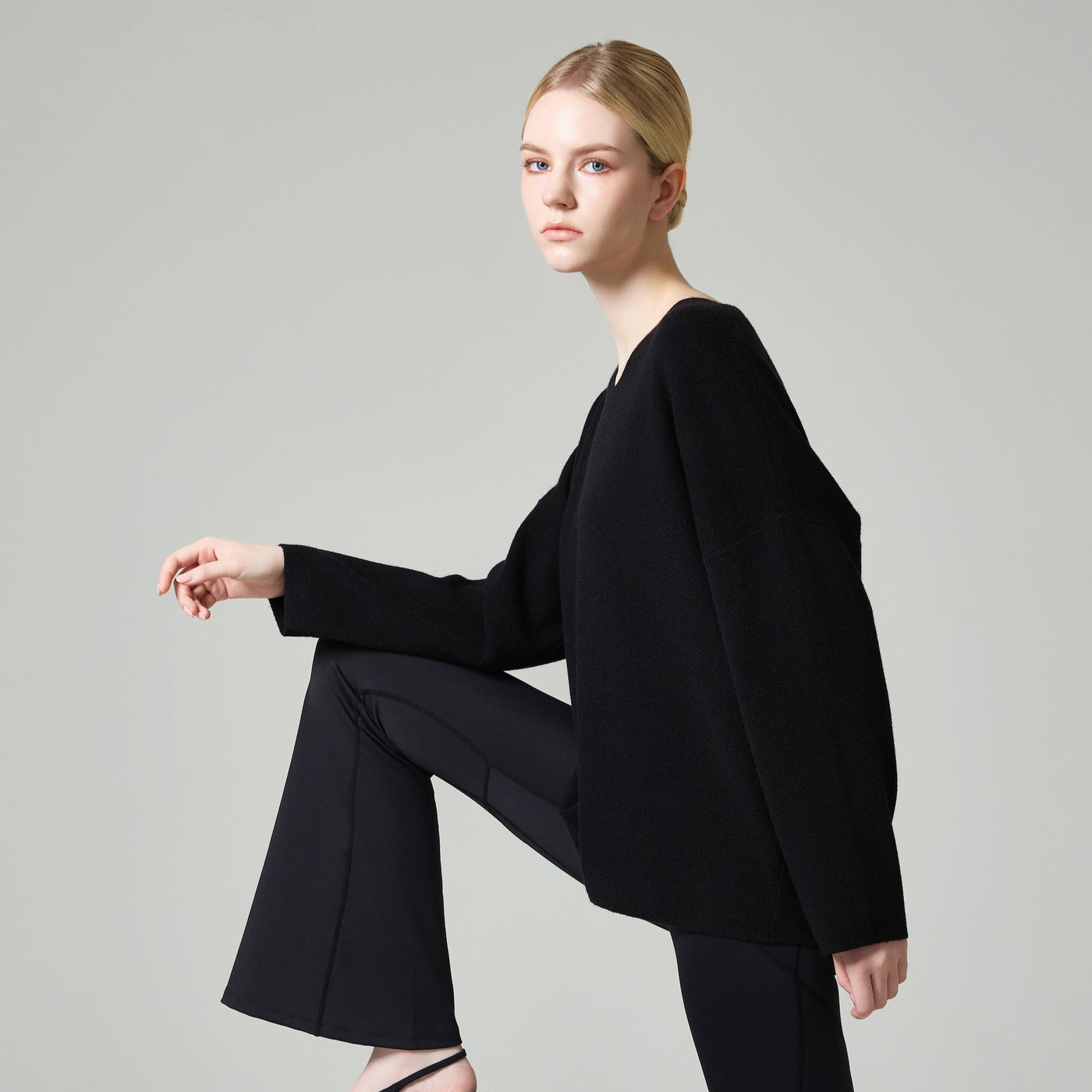 Black Bootcut Secret Hip-up Leggings