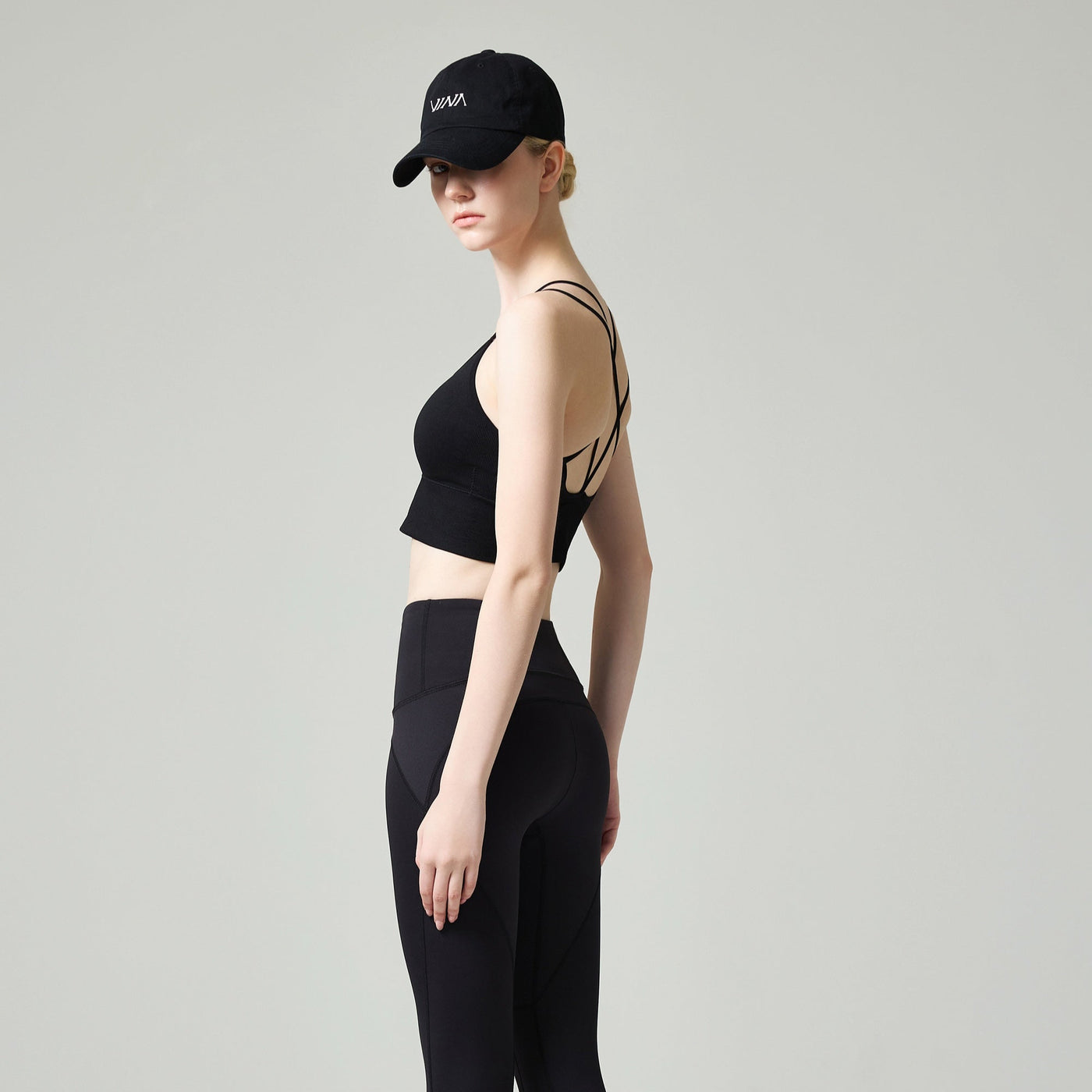 Black Length 9 Secret Hip-up Leggings