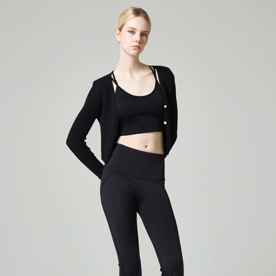 Black Bootcut Secret Hip-up Leggings