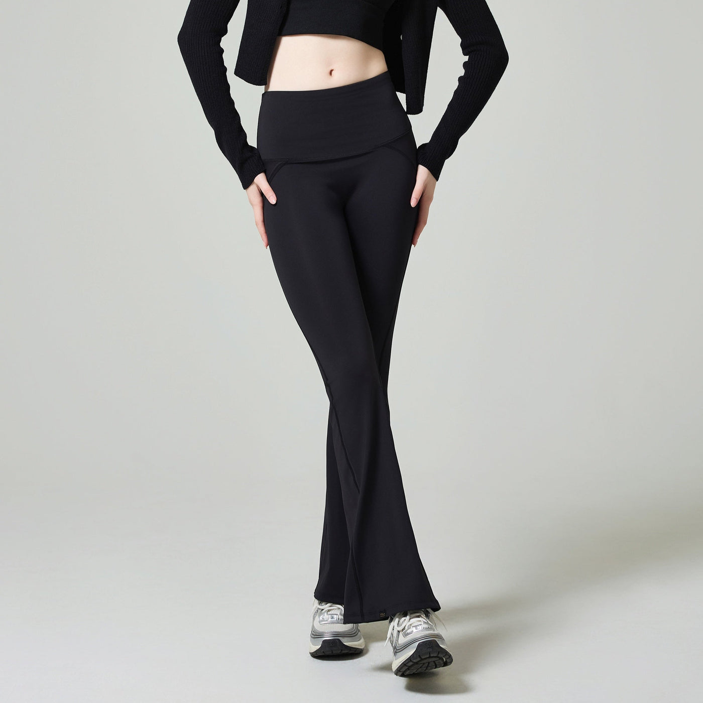 Black Bootcut Secret Hip-up Leggings