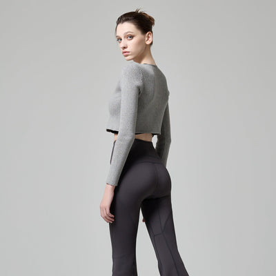 Dark Gray Bootcut Secret Hip-up Leggings