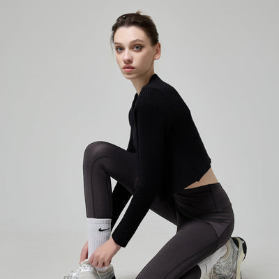 Dark Gray Length 9 Secret Hip-up Leggings