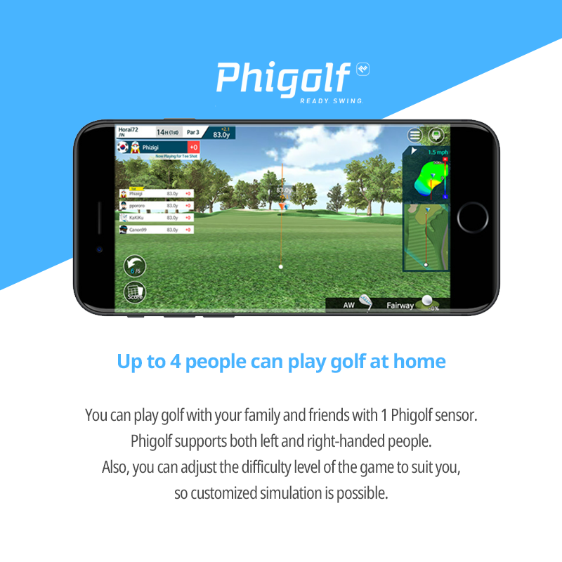 Popular Phigolf Mobile Golf Simulator