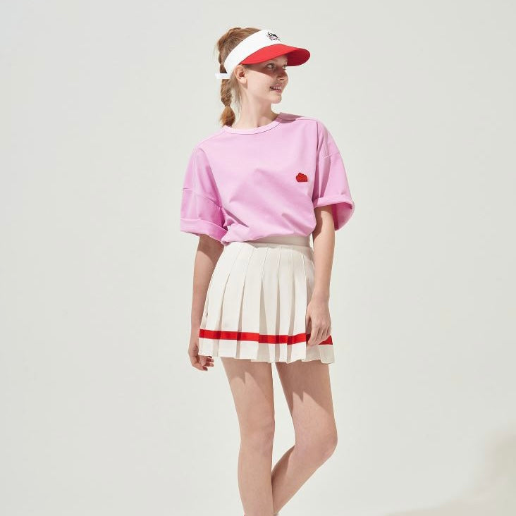 Pink Round T-Shirt (Unisex)