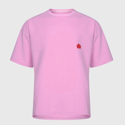Pink Round T-Shirt (Unisex)