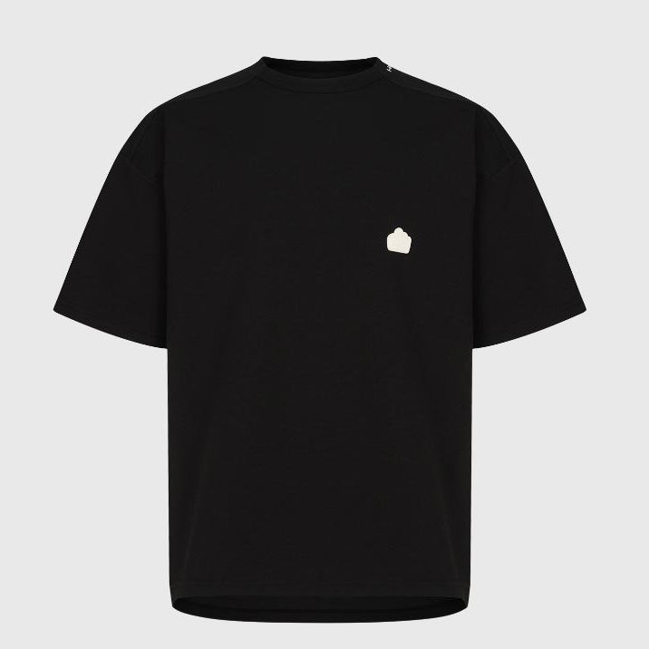 Black Round T-Shirt (Unisex)