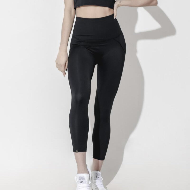 Black Length 8 Secret Hip-up Leggings