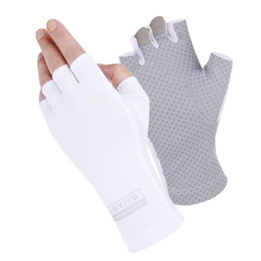 UV Protection Golf Half Gloves