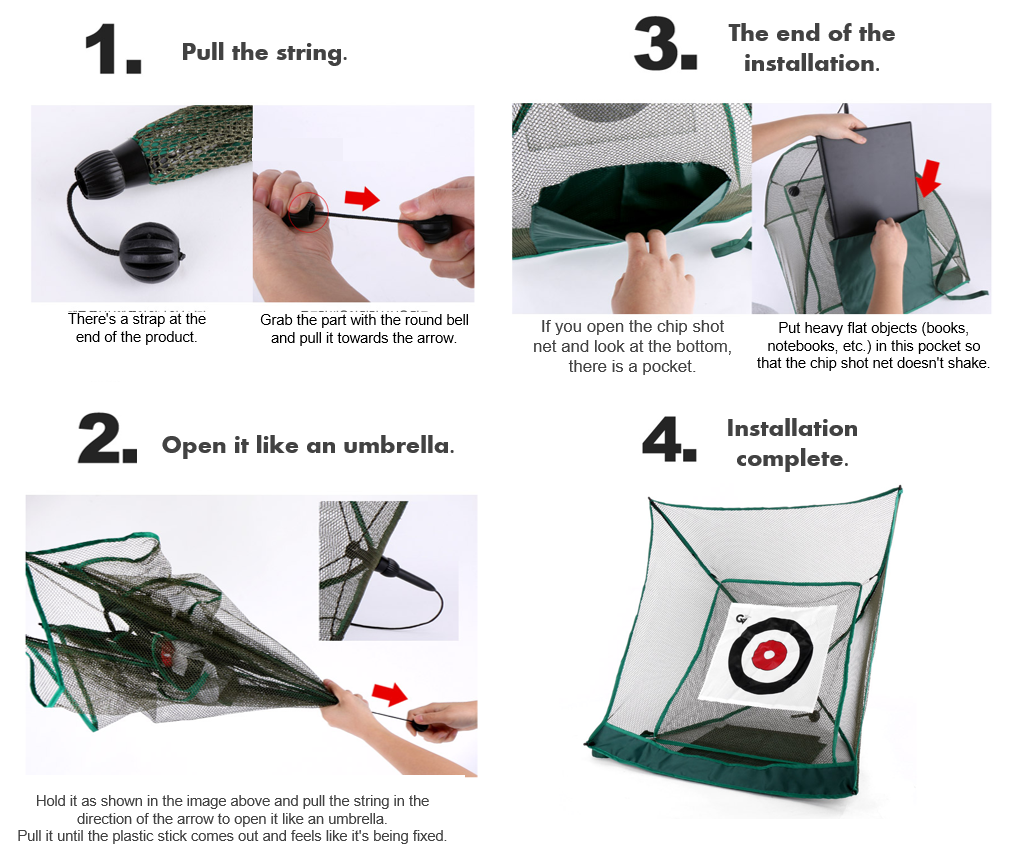 Golf Chip Shot Approach Net