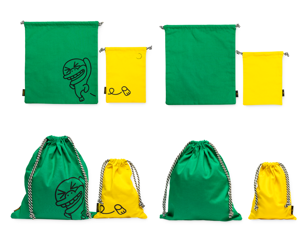 Kakao Friends Golf String Bag 2P Set