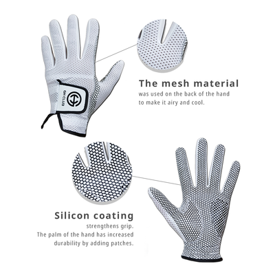 Cool Mesh Golf Gloves (Men's Left Hand, Women's Both Hands)