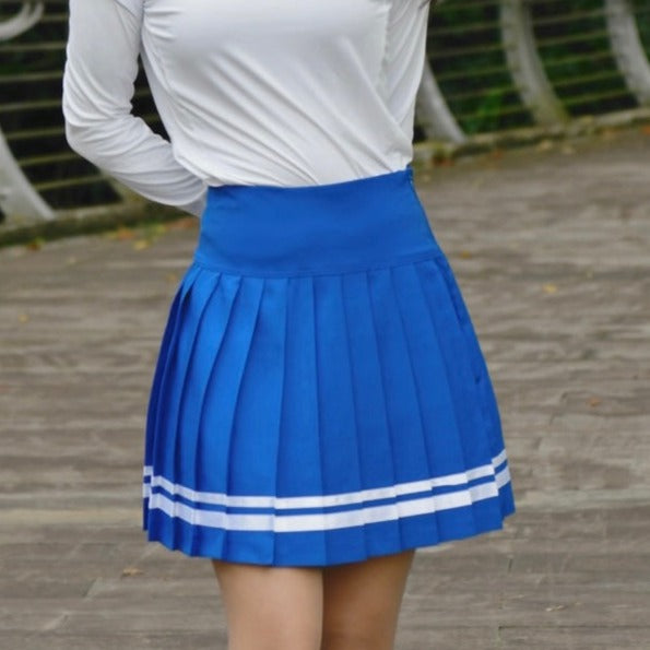 Blue Tape Pleats Field Skirt