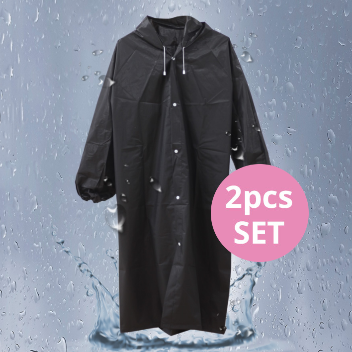 EVA Adult Golf Reusable Raincoat (2Pcs Set)