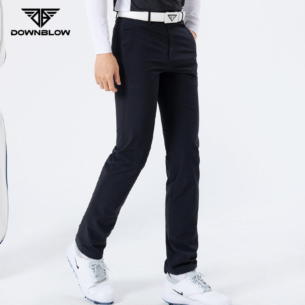 Men Golf Wear Black Banding Pants