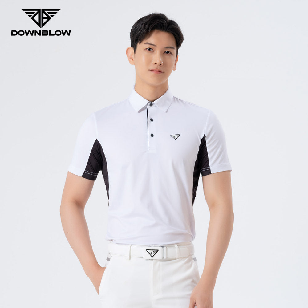 Men Cool Mesh Golf Wear Top Shirt