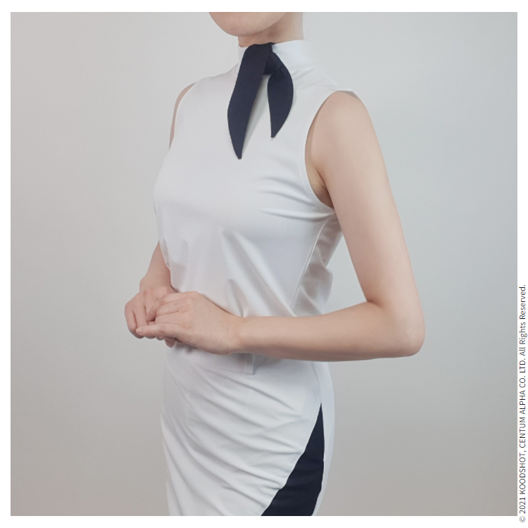 Two-way Ribbon Sleeveless Shirt