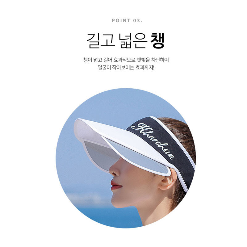 Summer sun visor cap Golf ladies Men's and women's sun Visor adjustable 3D  embroidered ceiling hat _ - AliExpress Mobile