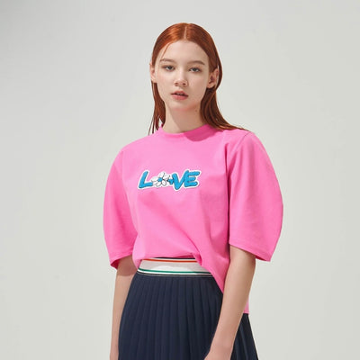 Pink Love Patch T-shirt