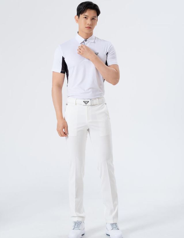 Men Cool Mesh Golf Wear Top Shirt