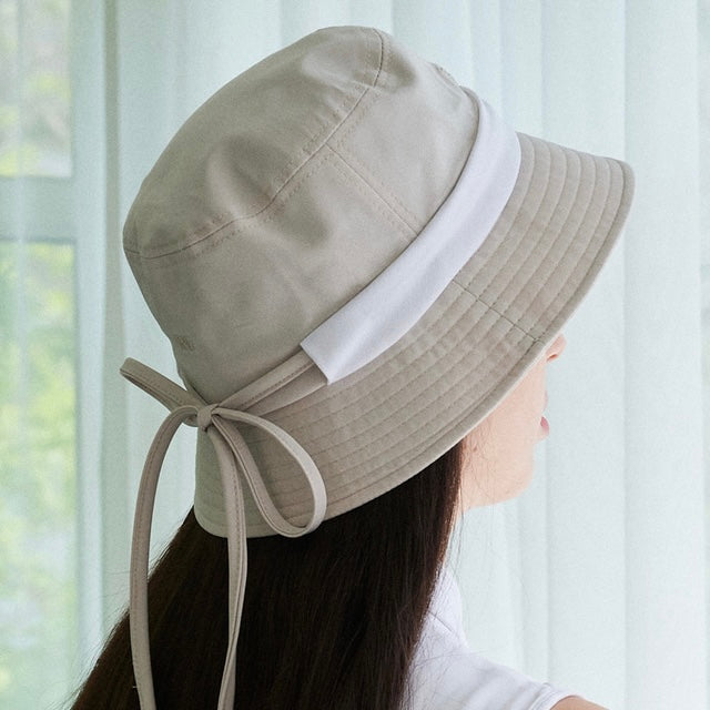 Beige Summer Bucket Hat