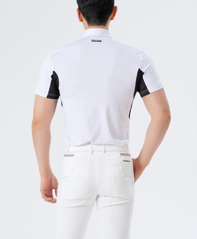 Men Cool Mesh Golf Wear Top Shirt