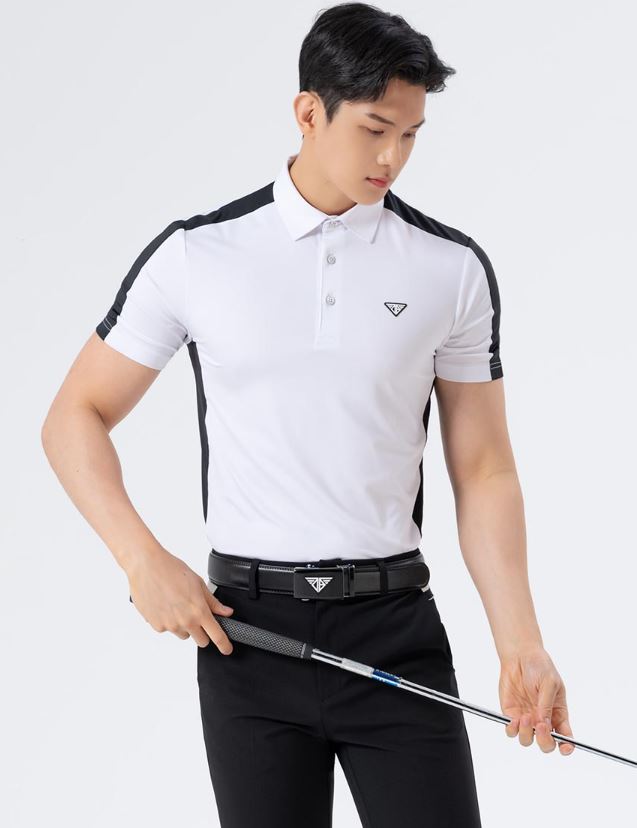 Men Golf Wear Basic Collar Top Shirt – KOODSHOT