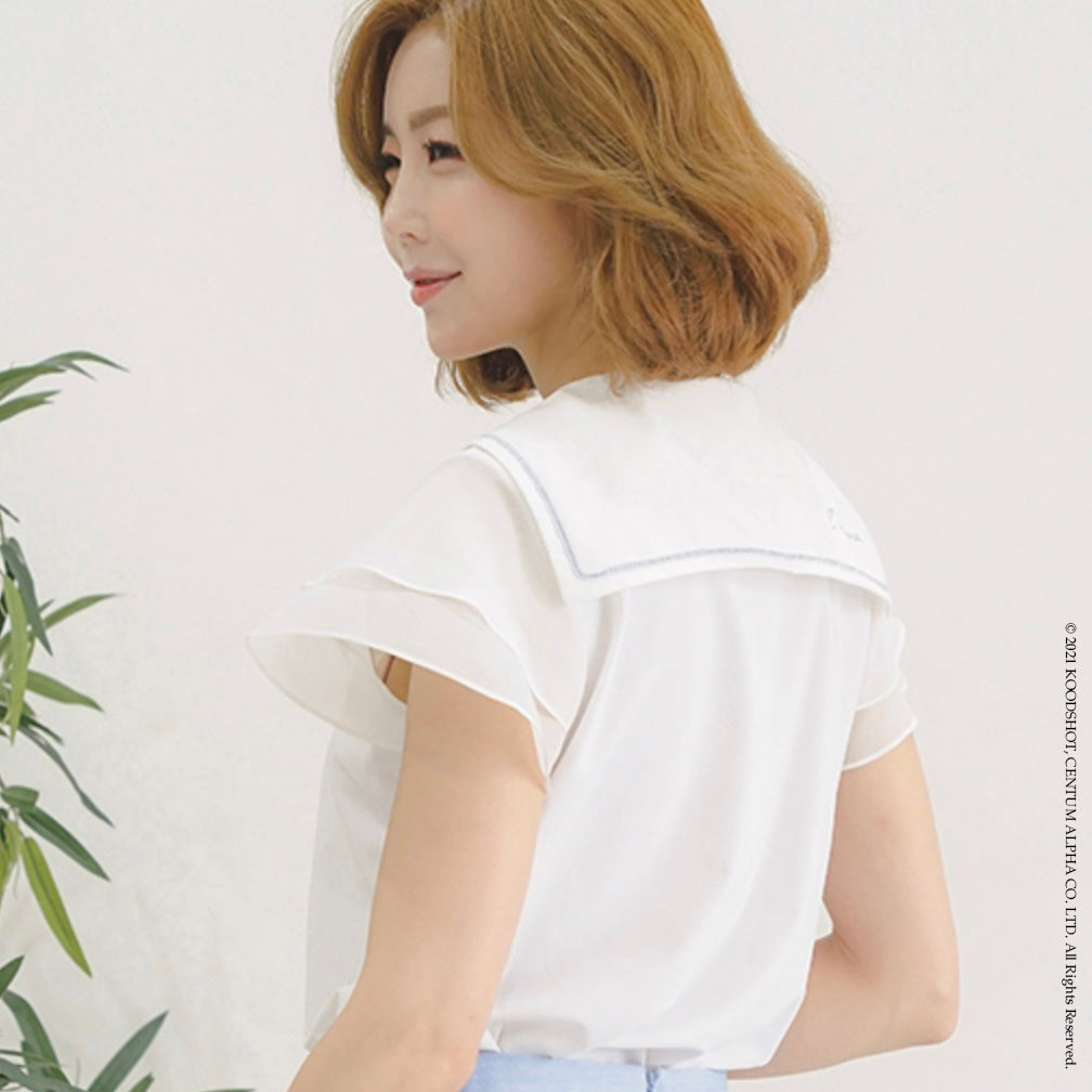 White Sailor Blouse