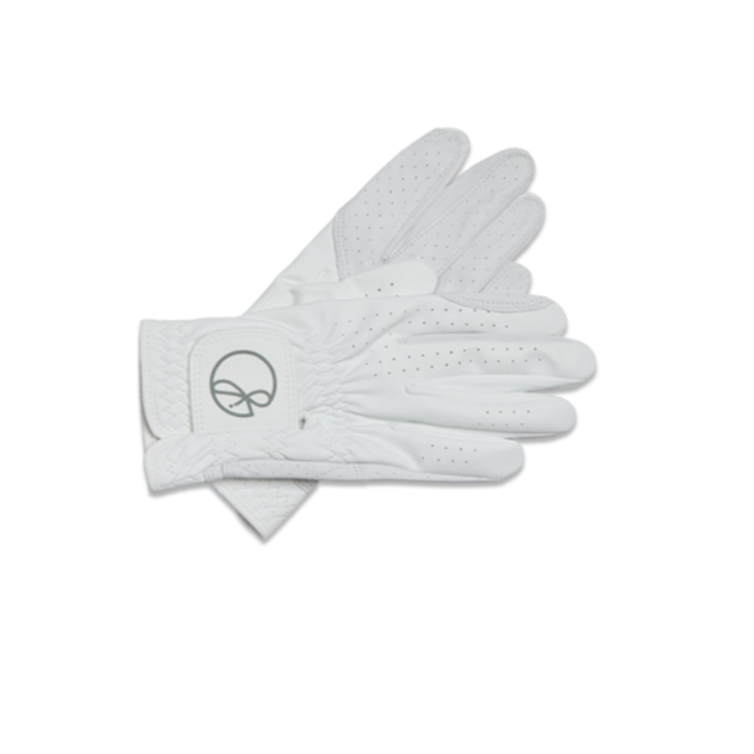 Grey Basic Half Sheep Skin Golf Gloves