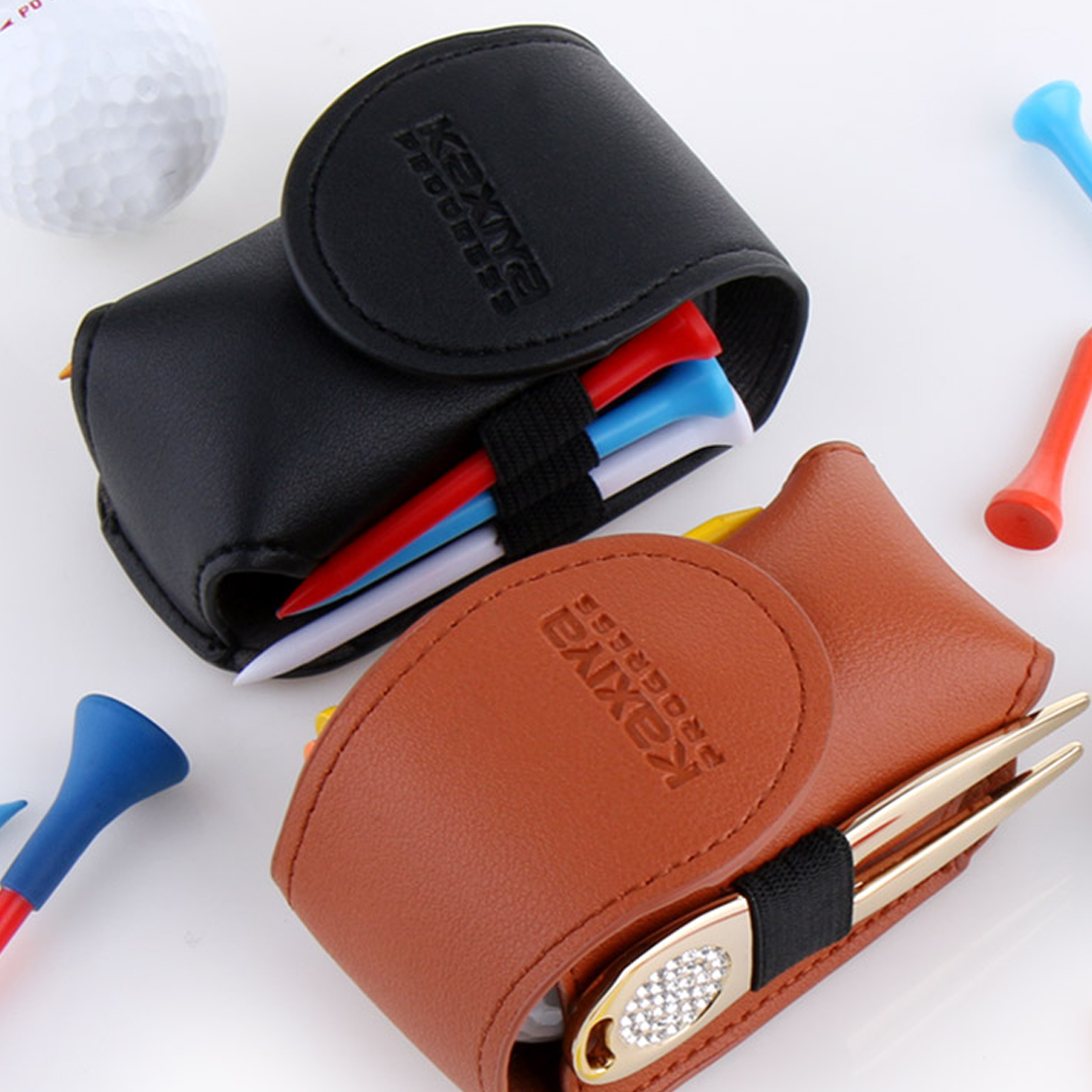 Golf Ball Pouch Mountable to Belt