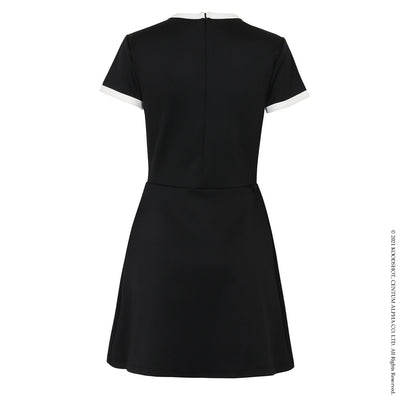 Black Basic Tennis Dress W/Inner Pants