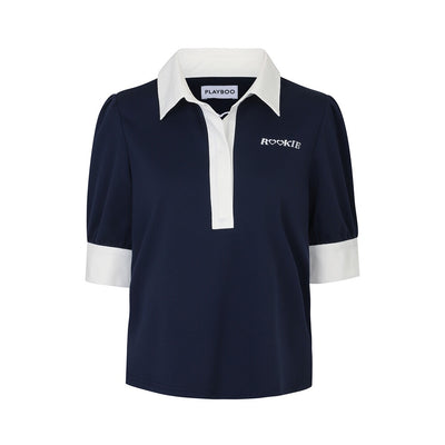 Navy Rookie Quick-Dry Short Sleeve Top