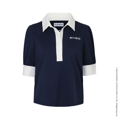 Navy Rookie Quick-Dry Short Sleeve Top