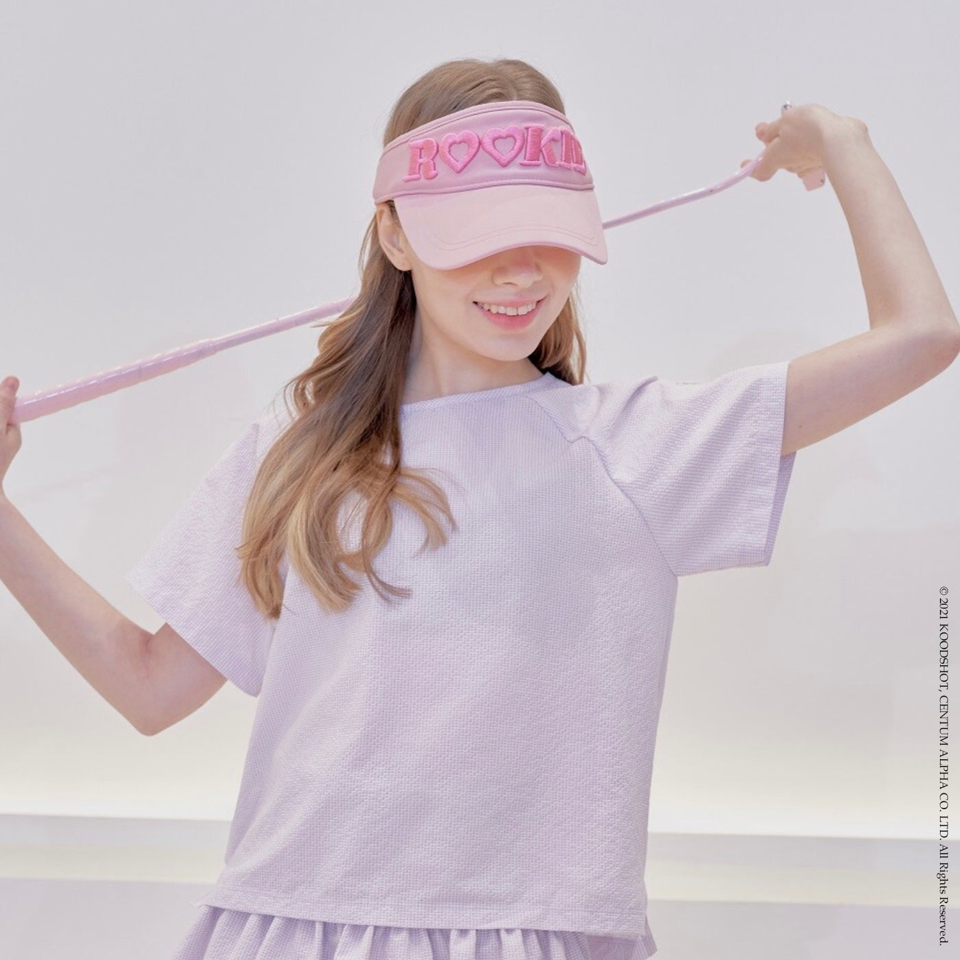 Pink Rookie Puff Logo Sunvisor