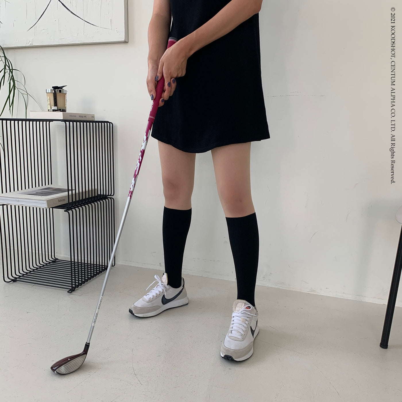 Two-Tone Socks Block UV Golf Stocking – KOODSHOT