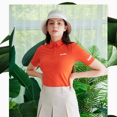 Orange Logo Short Sleeve Shirt