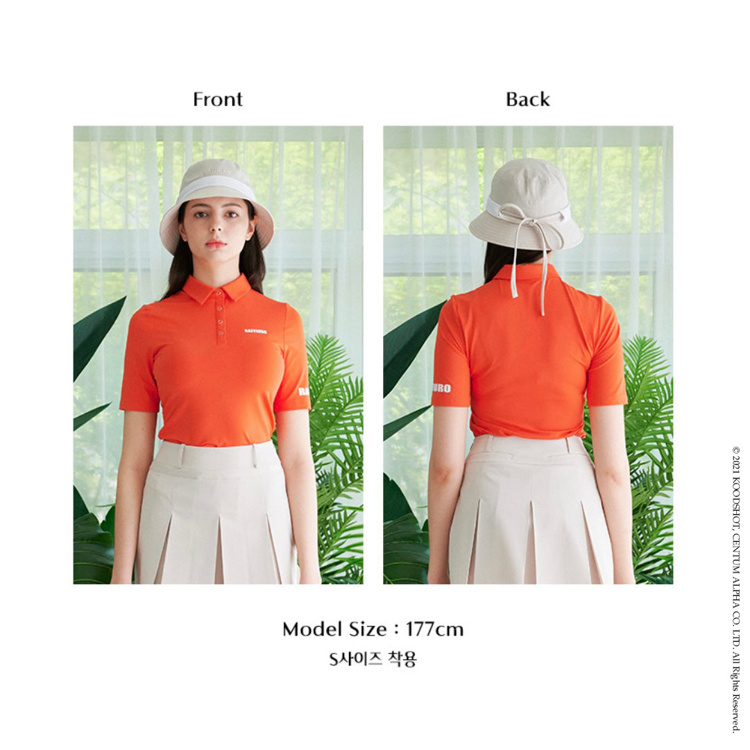 Orange Logo Short Sleeve Shirt