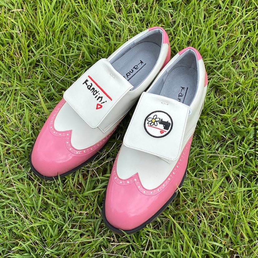 Pink Classic Golf Shoes